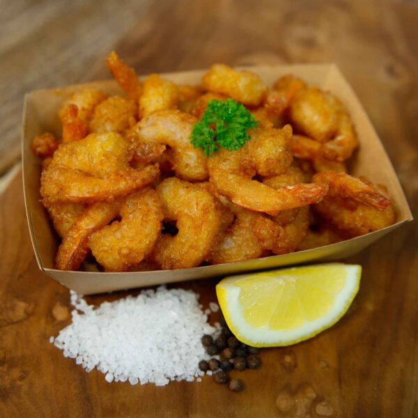 Portie gebakken gamba's