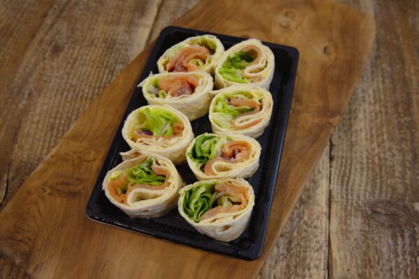 Maaltijdwrap Zalm gesneden - Afbeelding 2